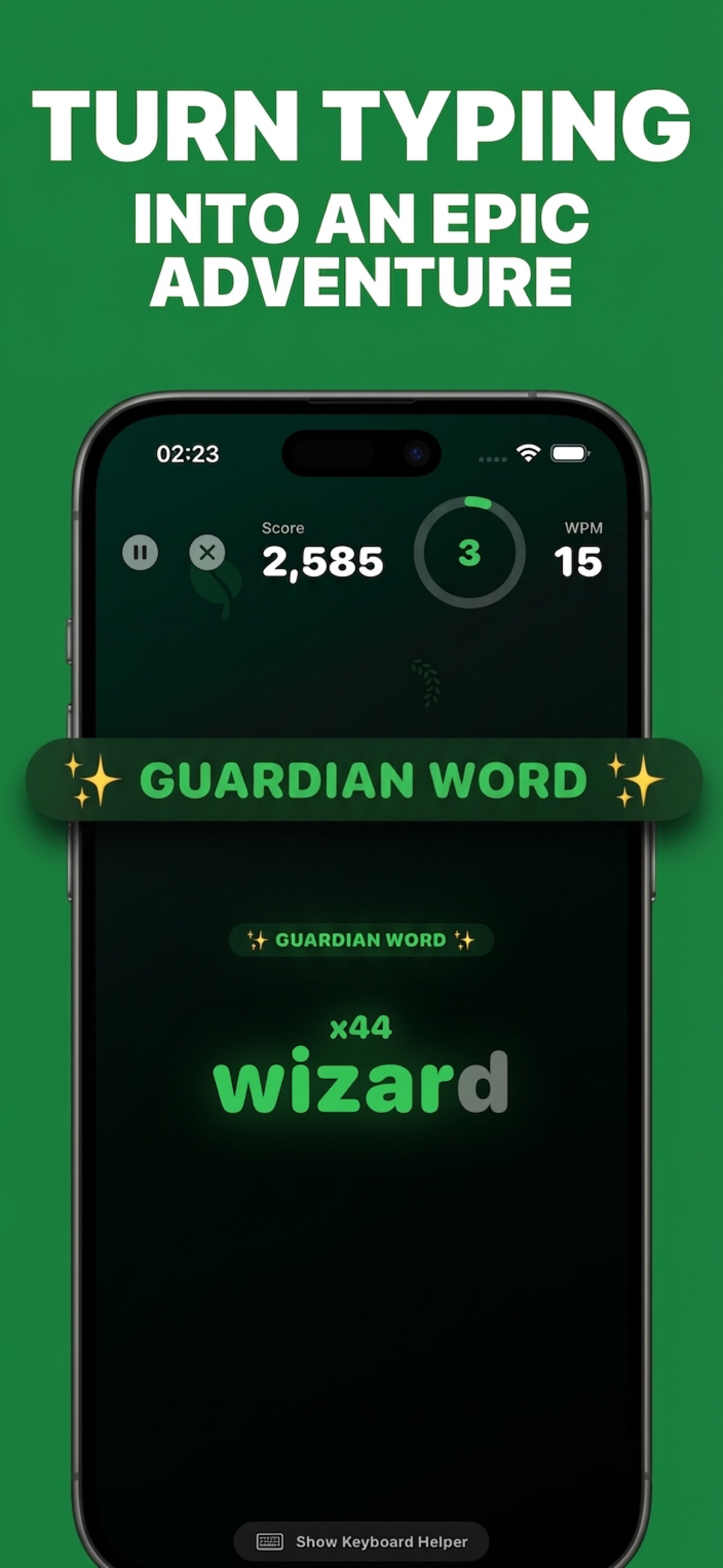 Typo Quest Epic Adventure Game Screen